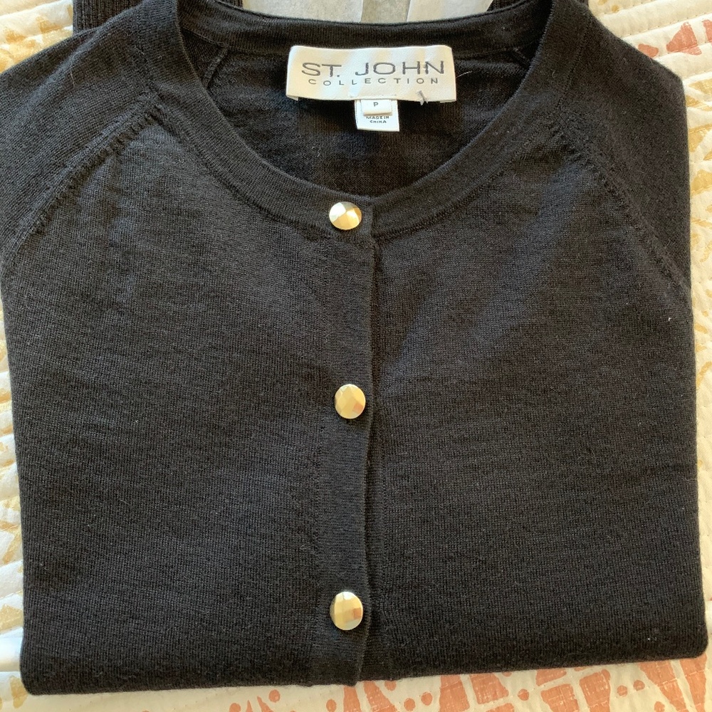 St John Black Cardigan